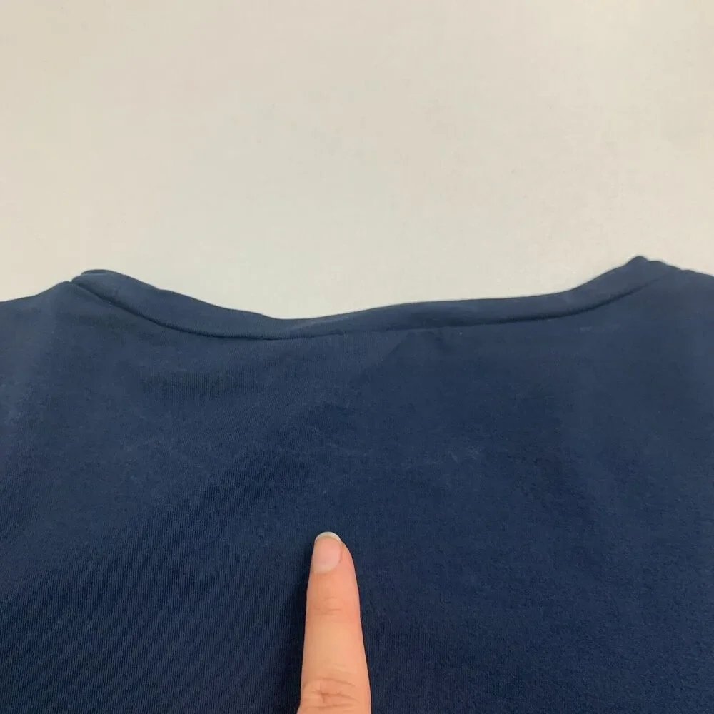 J Crew Side Tie T Shirt Womens XS Extra Small Ribbon Trim Short Sleeve Tee *READ